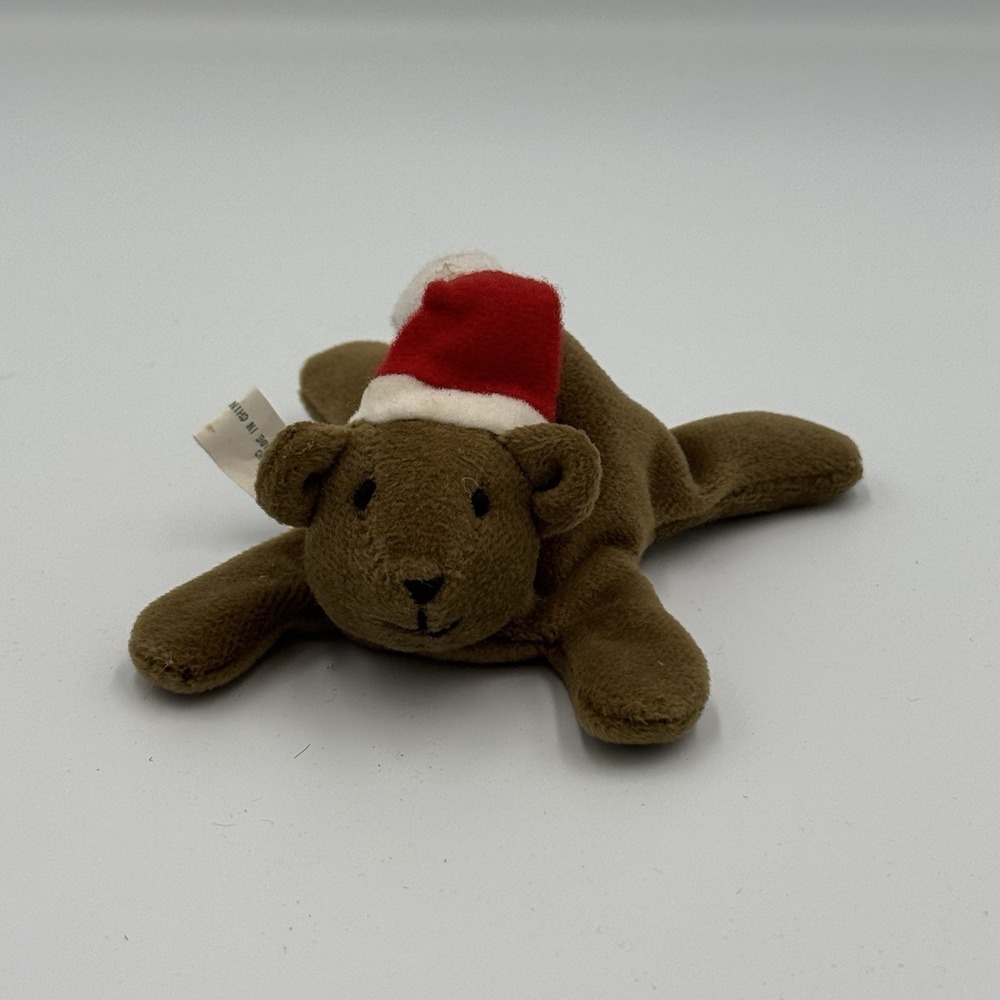 Vintage Oriental Trading Co Beanie Bear With Santa‎ Hat
